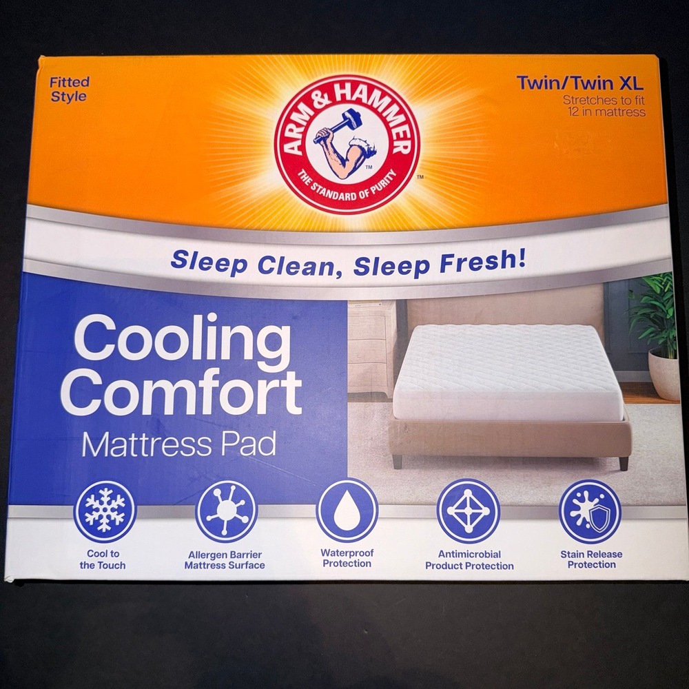 Arm & Hammer‎ Twin / Twin XL Cooling Comfort Mattress Pad